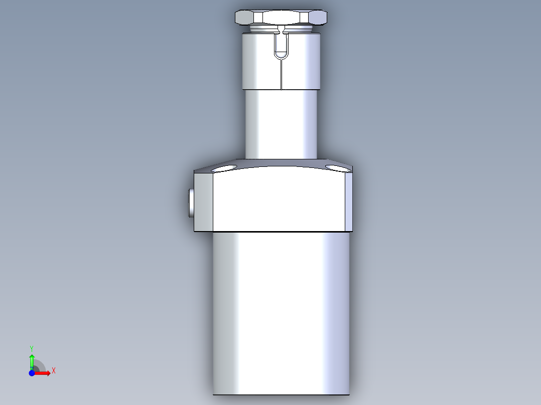 KOSMEKLHA1050-CR-Q35多系列多零件图纸模型前视图