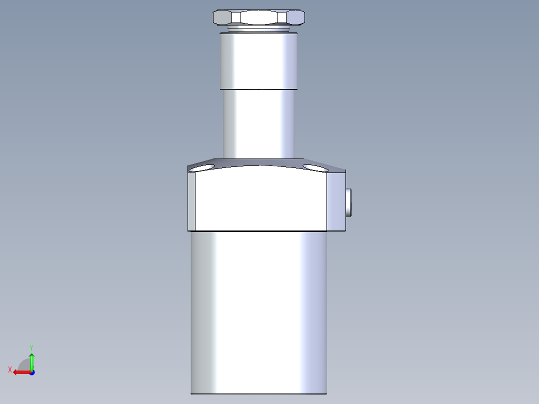 KOSMEKLHA1050-CR-Q35多系列多零件图纸模型后视图
