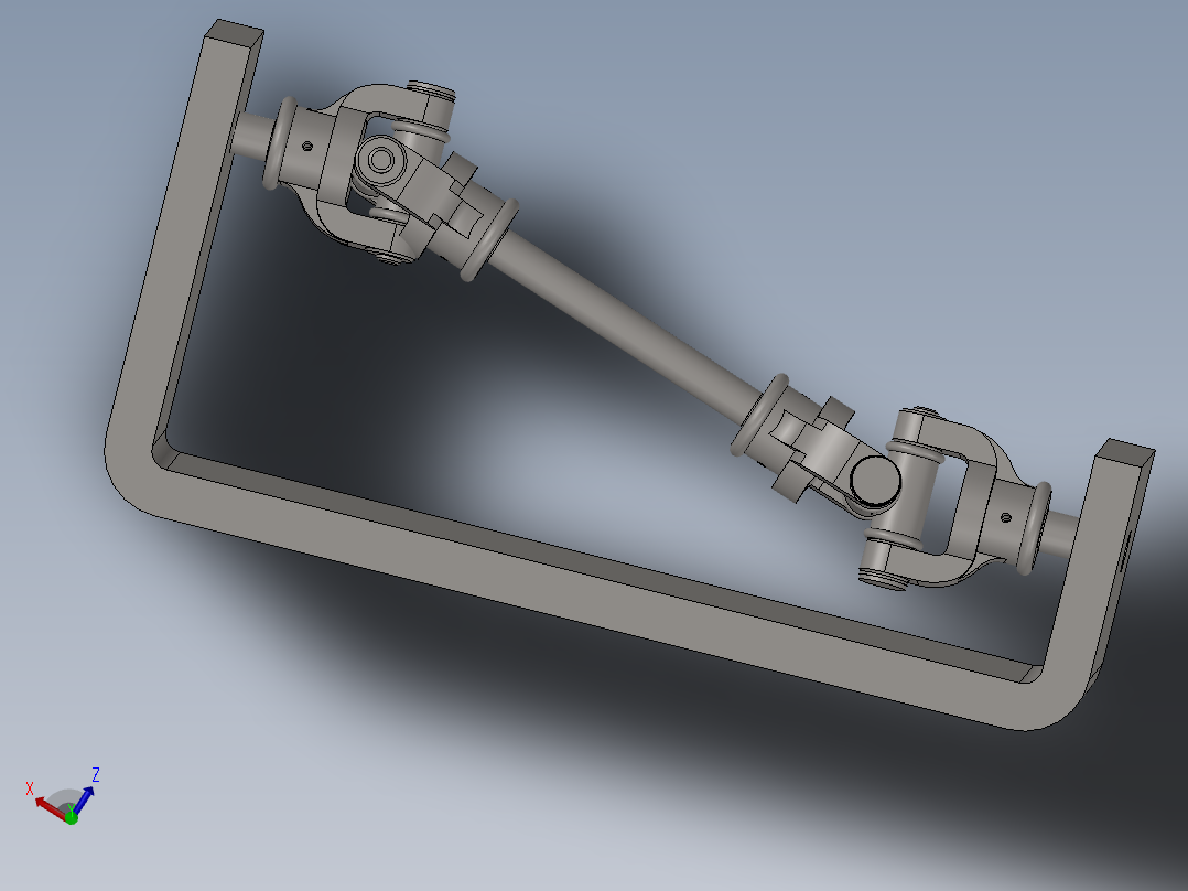 万向<span style='color: red'>接头</span><span style='color: red'>万向节</span>3D数模图纸 Solidworks设计