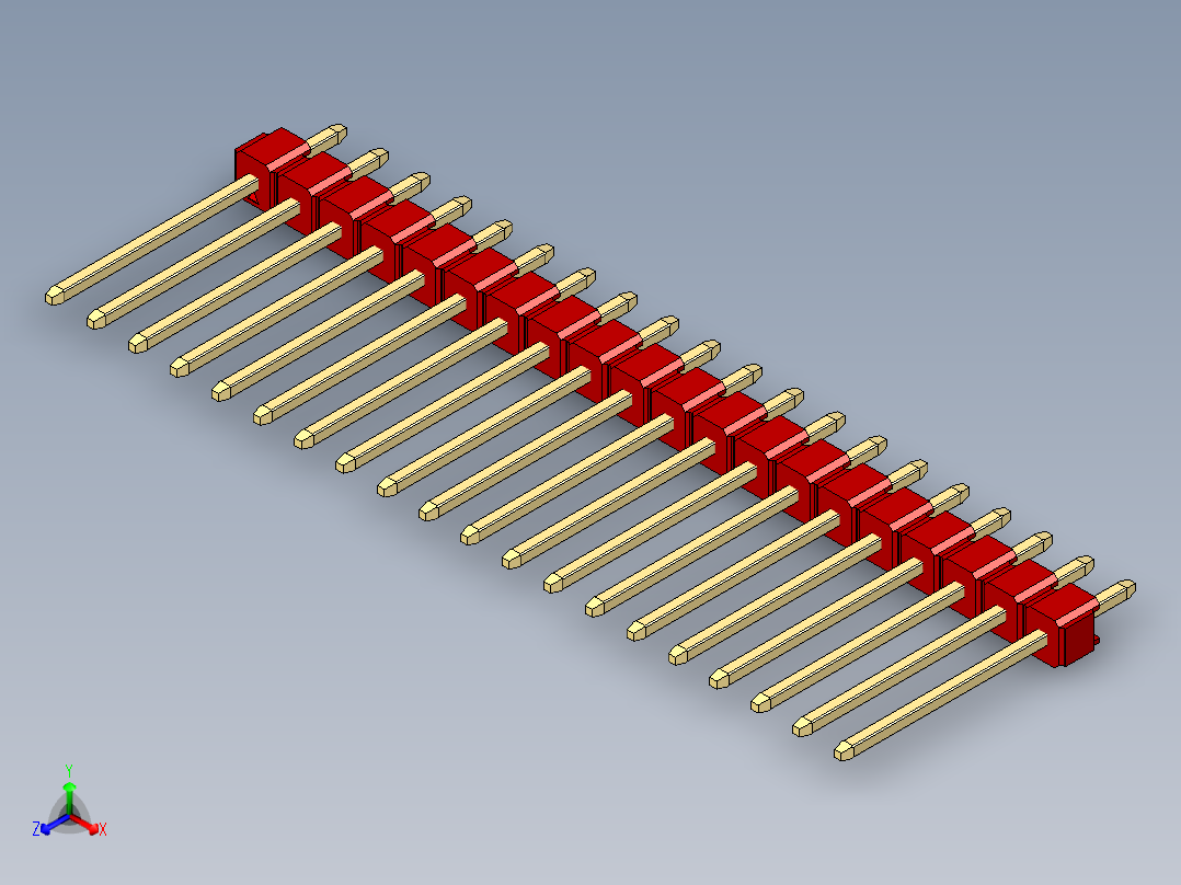 彩色公头100mil（2.54mm）系列-DS1021_red_1x20p_100mil_Type5_rev1.0