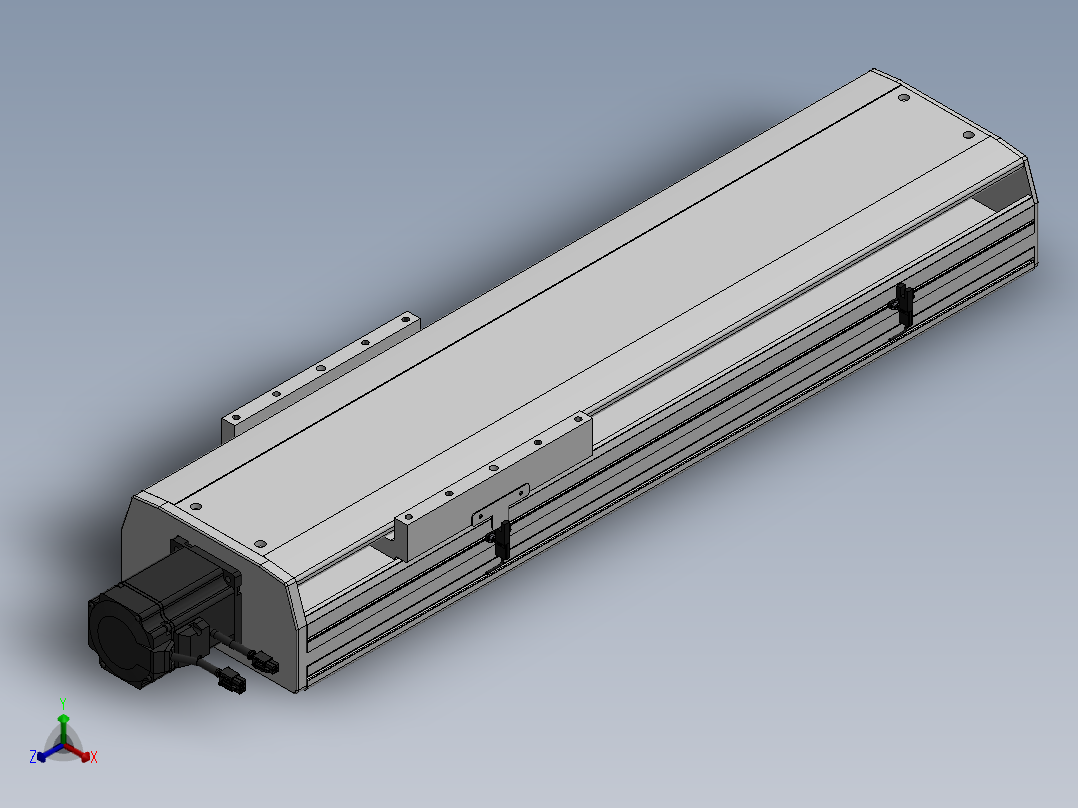 精密模组MY220-T10-500L-BC-P75B-C4-C正等轴测图