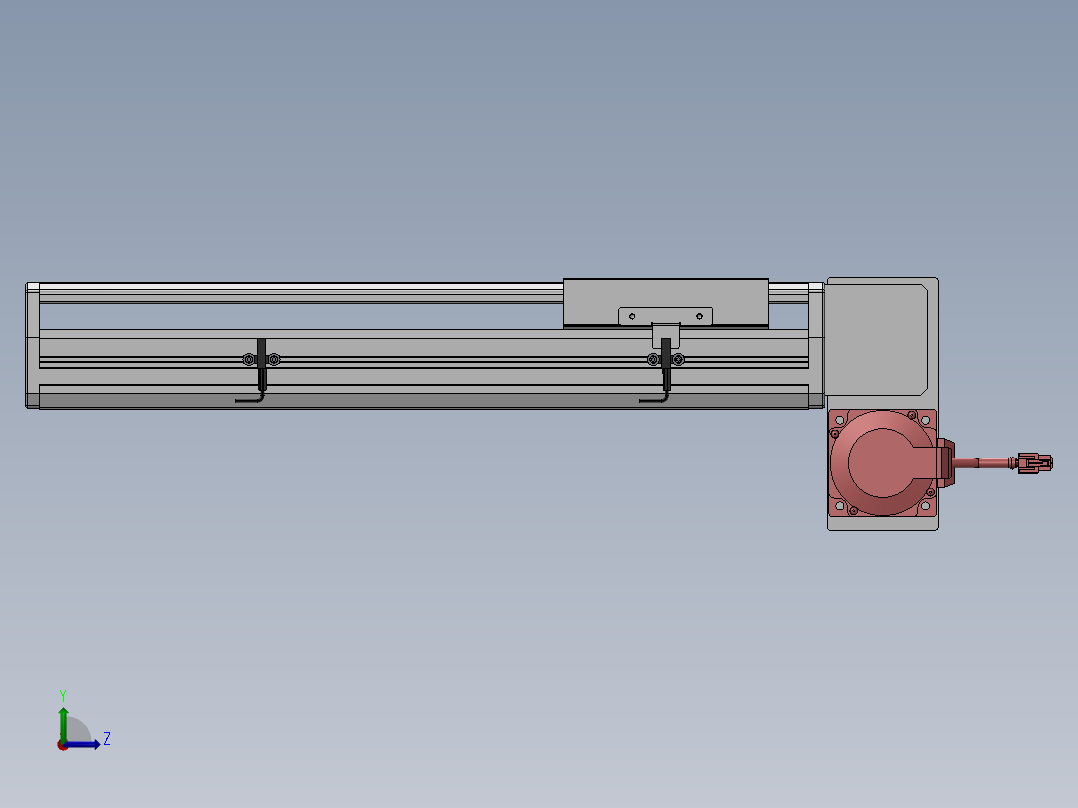 精密模组MT170-L125-300-RD-M75-C4左视图