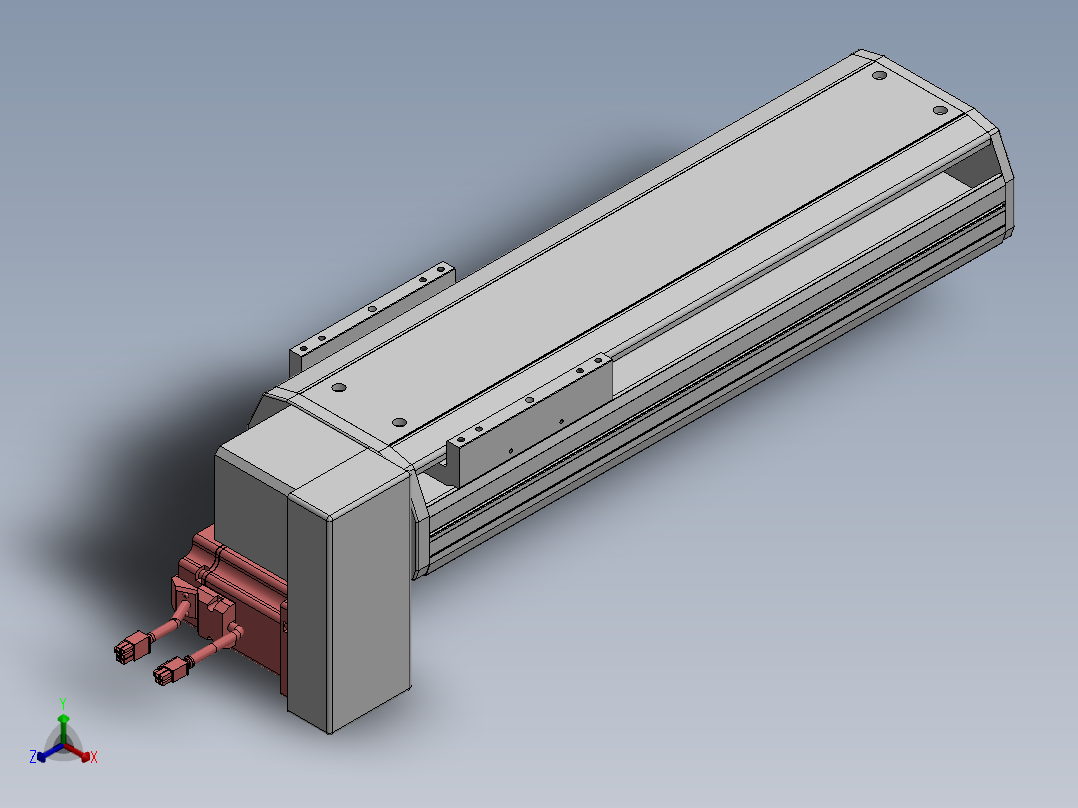 精密模组MT170-L125-300-RD-M75-C4正等轴测图