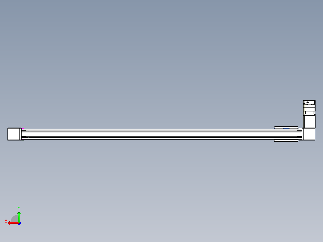 威洛博LB.GB同步带传动--欧规系列GB8-L192-S1900-BR-P75-K后视图