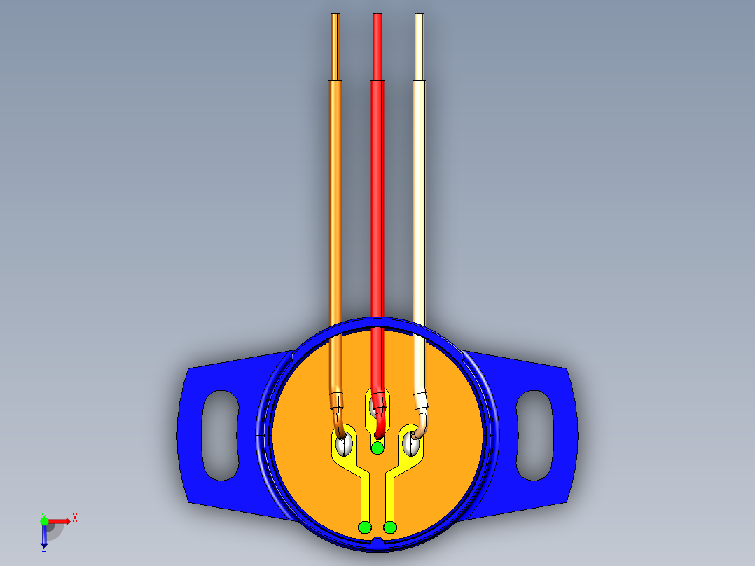 NOVOTECHNIK角度位移传感器SP-2800 系列俯视图