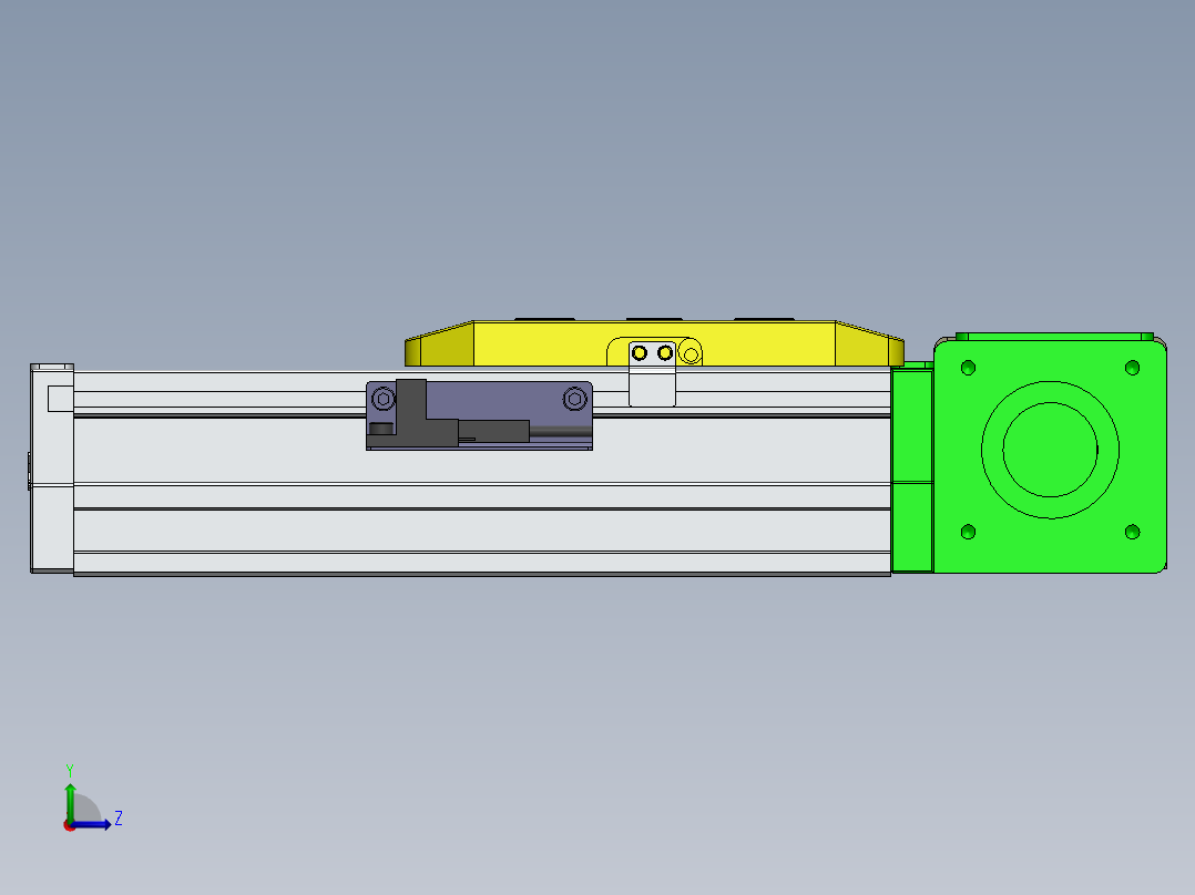 GTA内嵌同步带全封闭GTA5-BL-100W左视图
