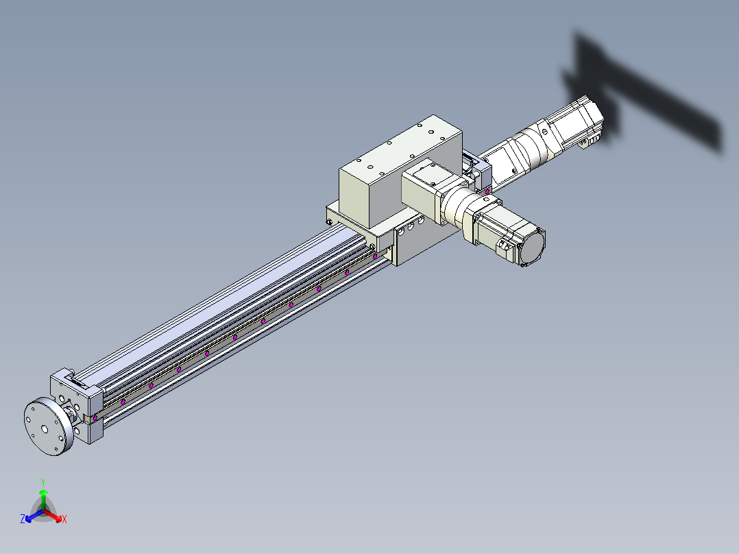 威洛博直线电机模组EB6ZR-L140-S540-RZ575K-Z575K-MS3
