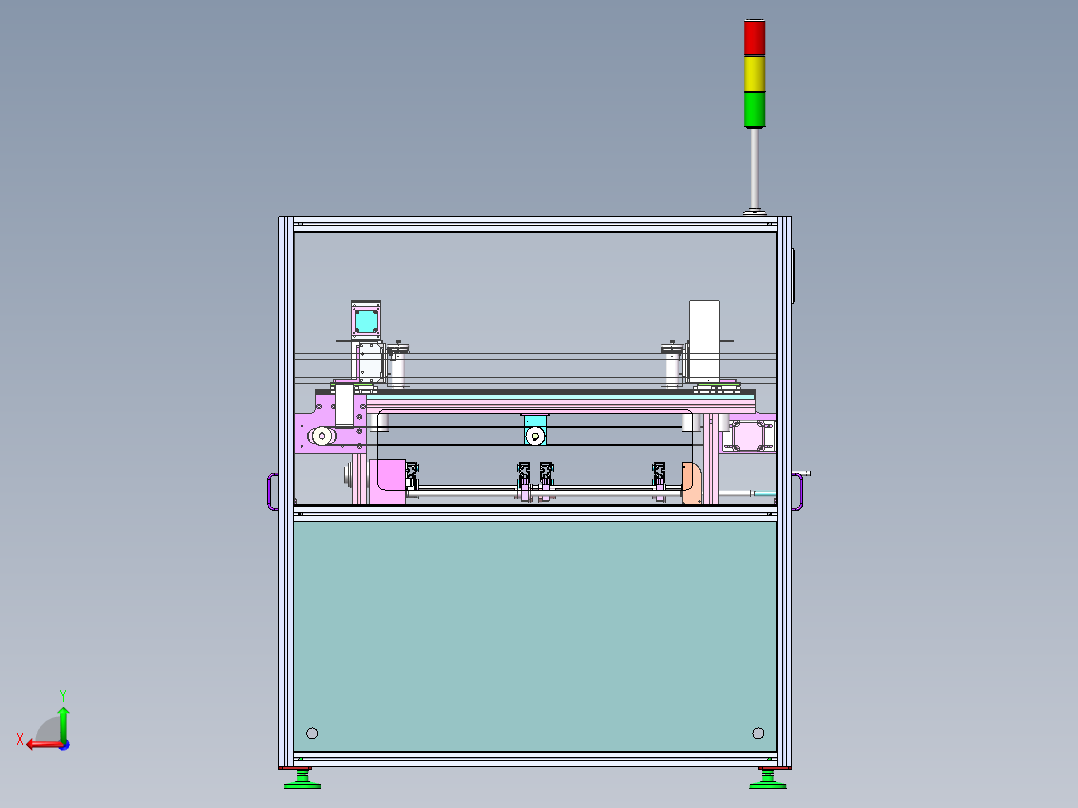 整机装配体后视图