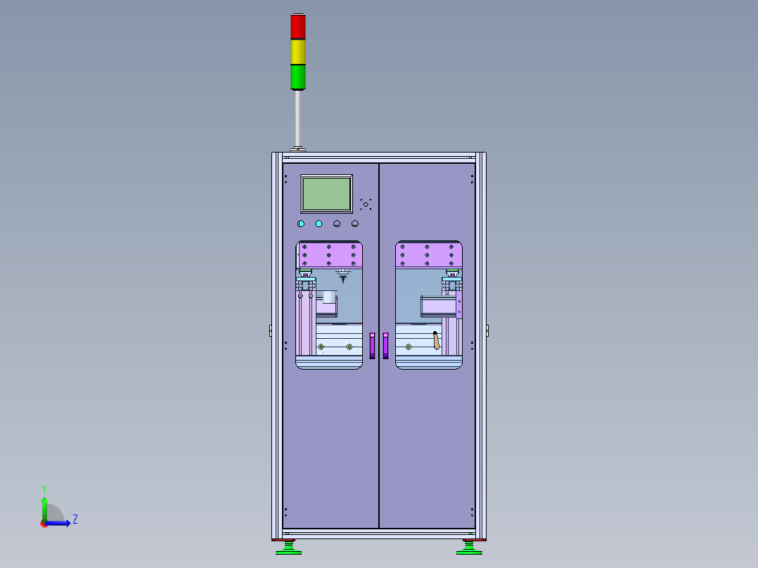 整机装配体左视图