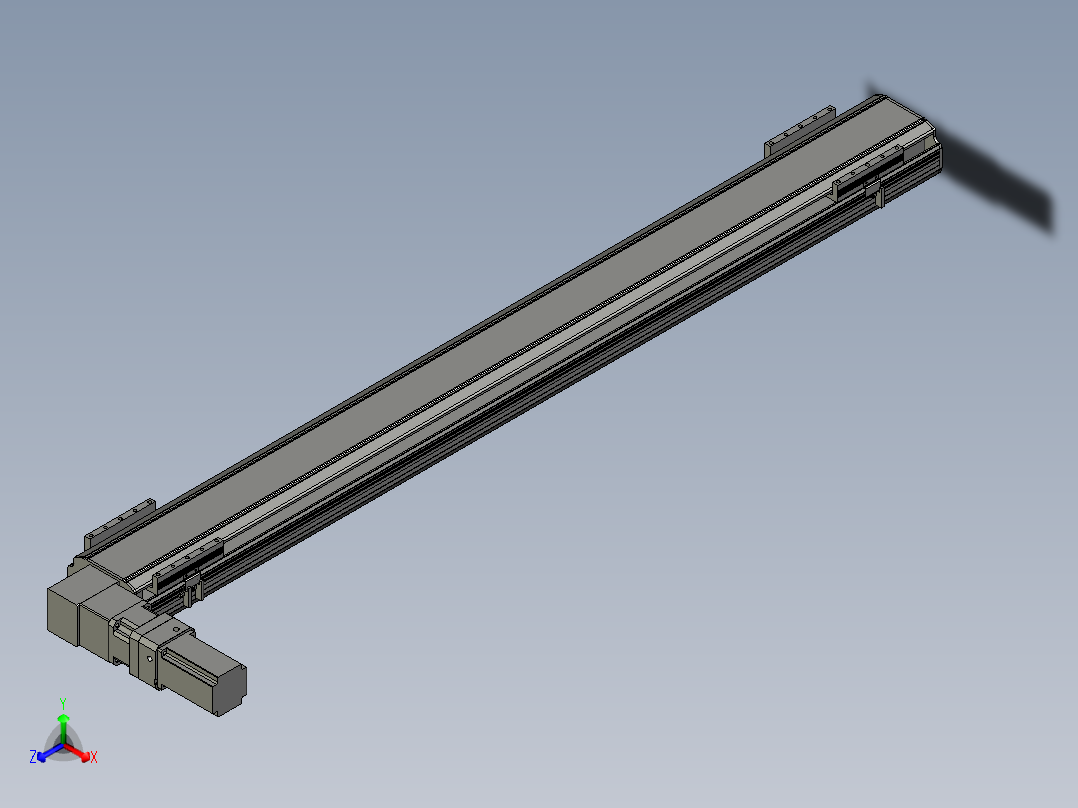 直线模组LHB17-L40-S1550-L(B)设计图纸