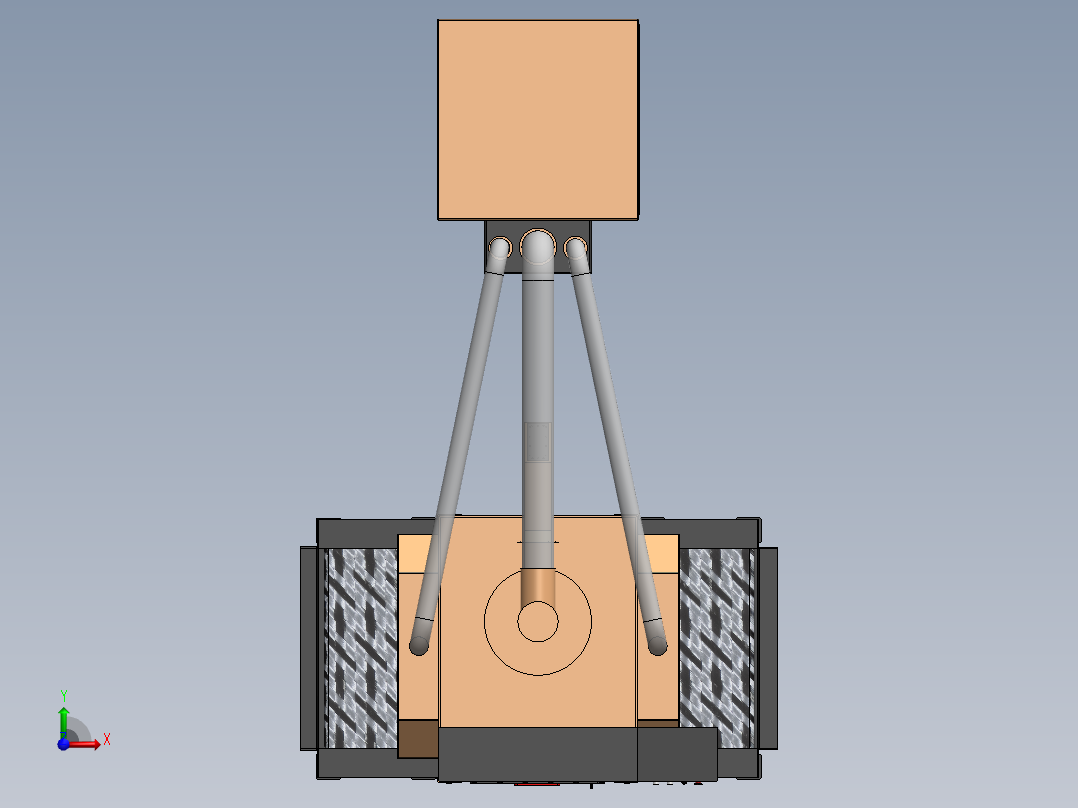 干式喷砂机前视图