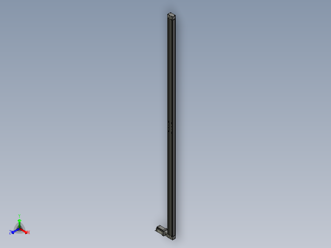 模组FBL100E3500-R正等轴测图