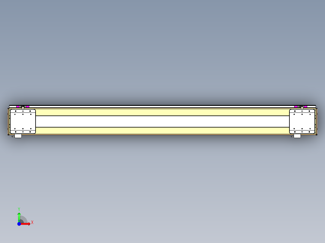 威洛博LC系列3d模型模组2LC17E1Y-S1550前视图