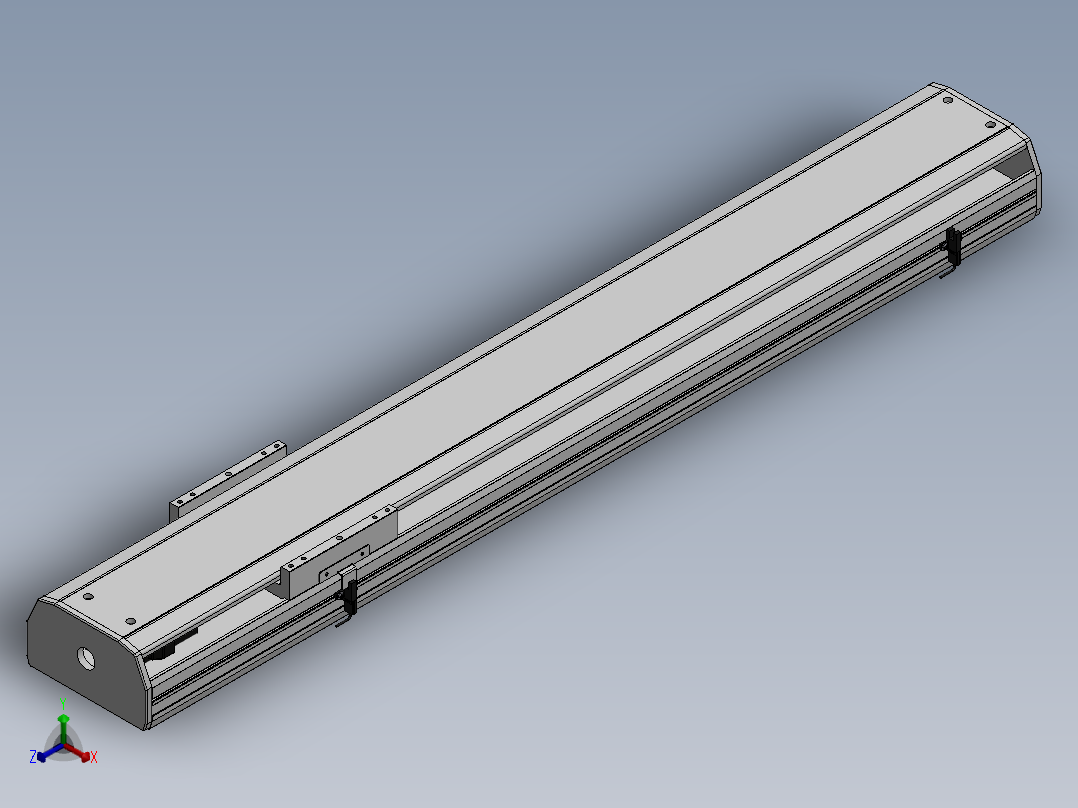 精密模组MY170-T10-850L-M-P40B-C4-C正等轴测图