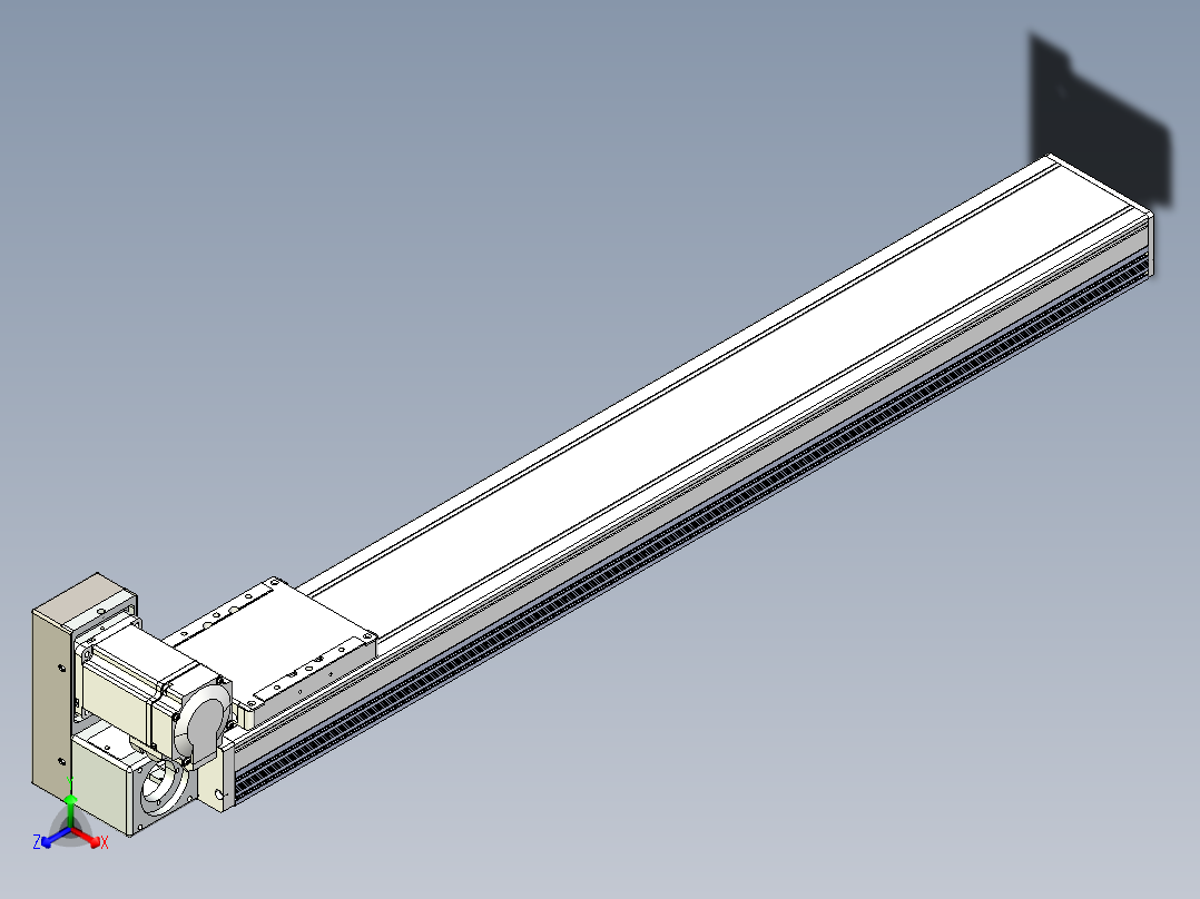 同步带全封闭直线模组TPA-HCB-105D-90-L700-LU-Y-P20-N3