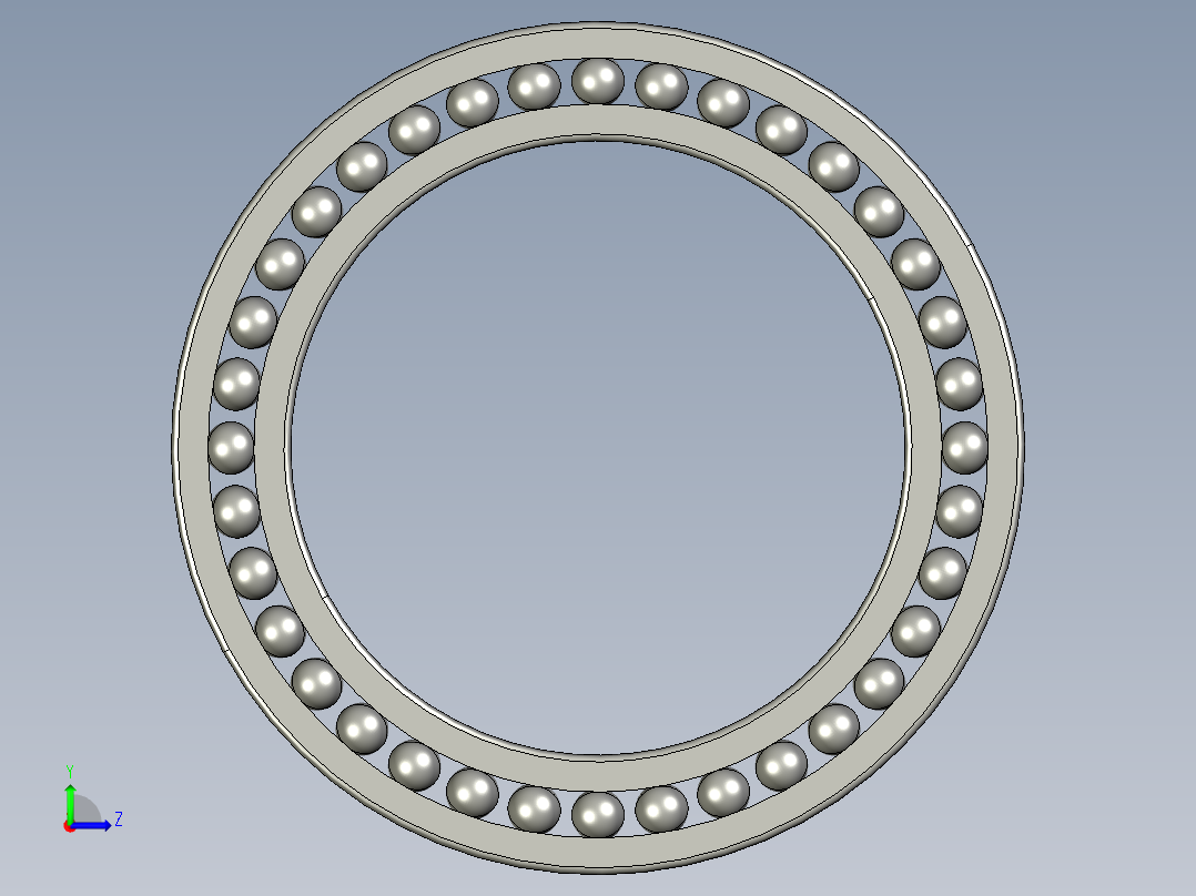深沟球轴承61936左视图