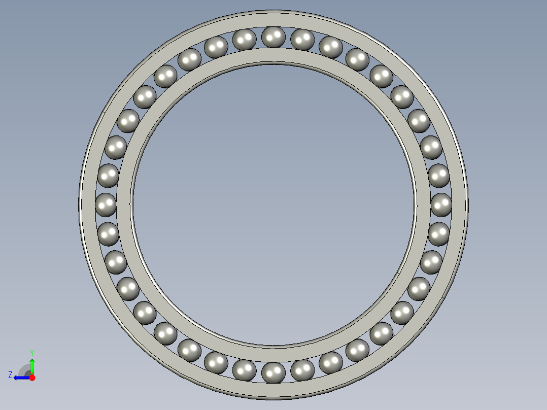 深沟球轴承61936右视图