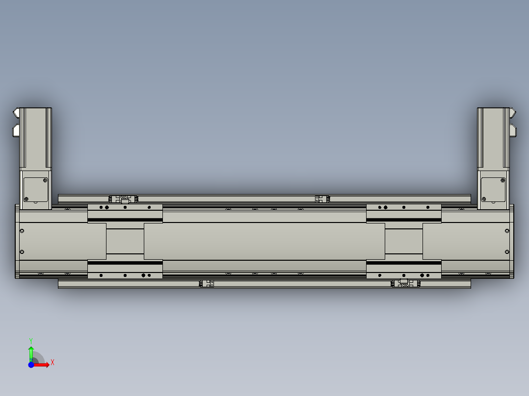 威洛博双电机滑台-VBF14S2-L100-S350-BLR-P40-C6前视图
