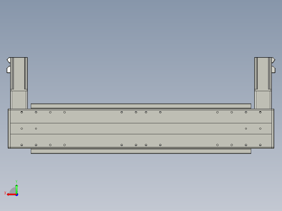 威洛博双电机滑台-VBF14S2-L100-S350-BLR-P40-C6后视图