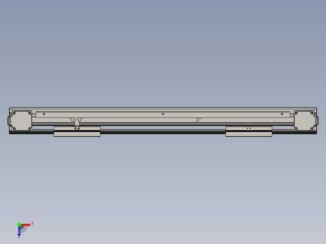 威洛博双电机滑台-VBF14S2-L100-S350-BLR-P40-C6俯视图