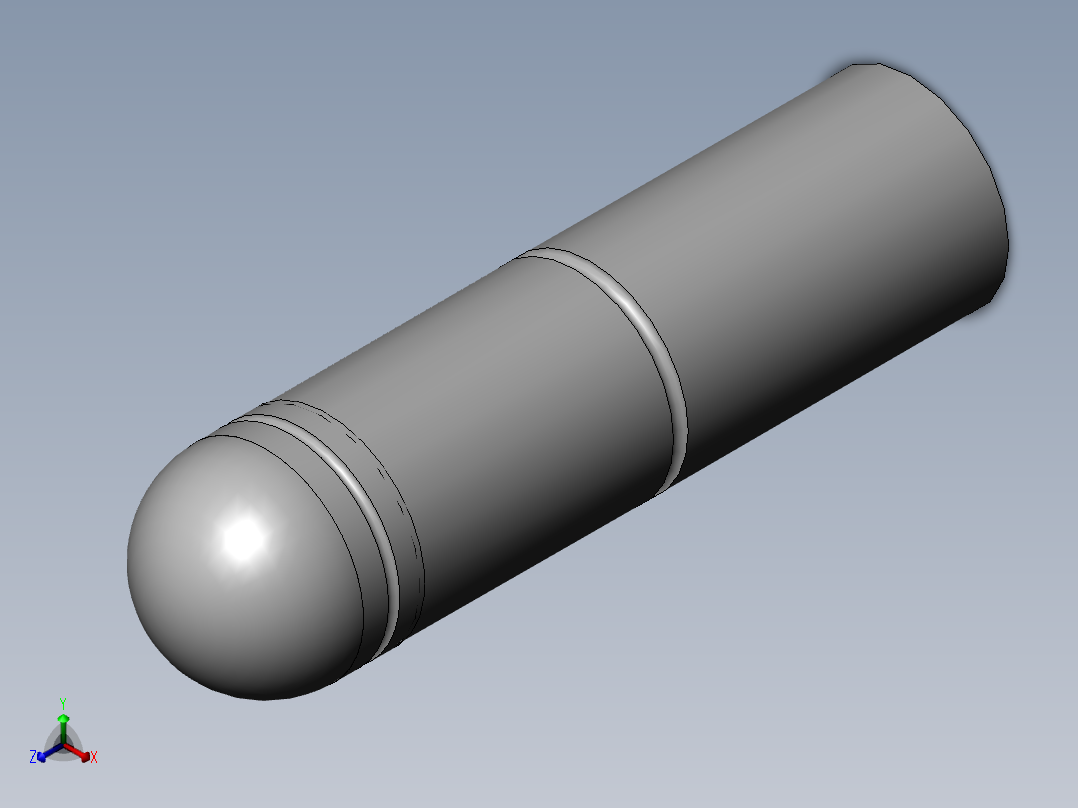 弹头正等轴测图