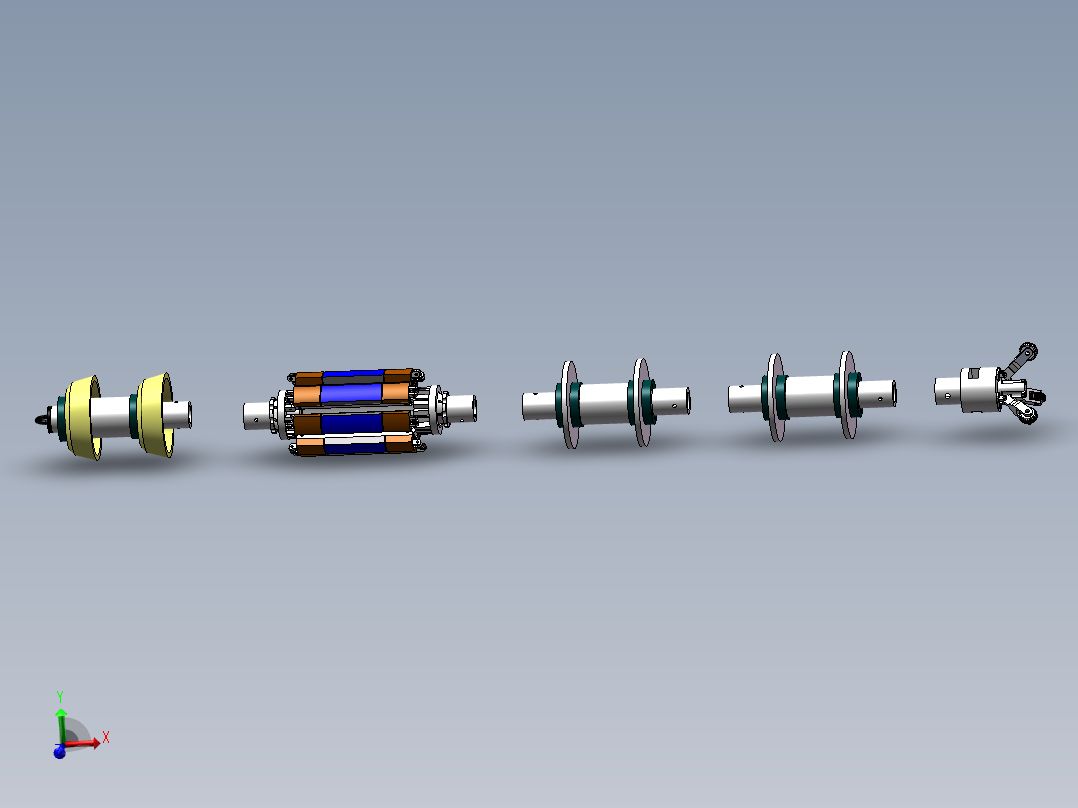 漏磁内检测器整体管道机器人
