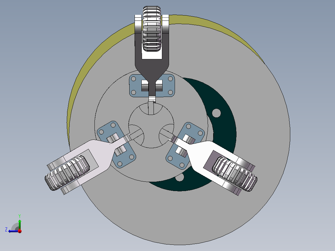 漏磁内检测器整体管道机器人右视图