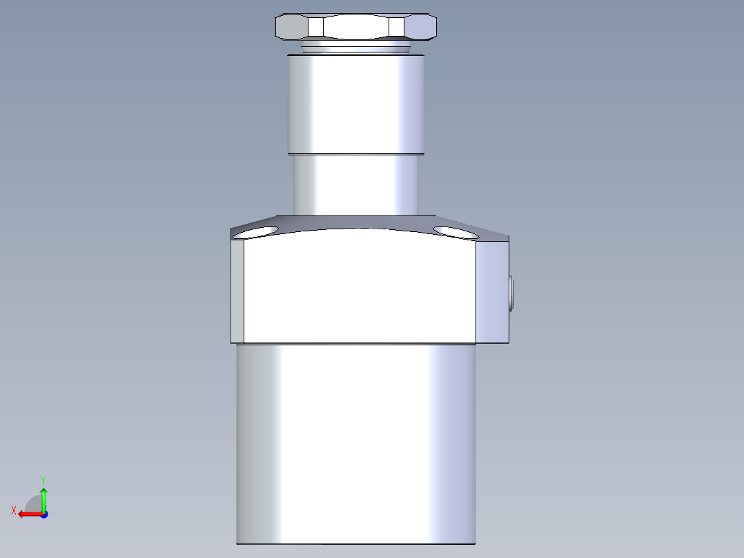 KOSMEKLHA1050-GR-Y30多系列多零件图纸模型后视图