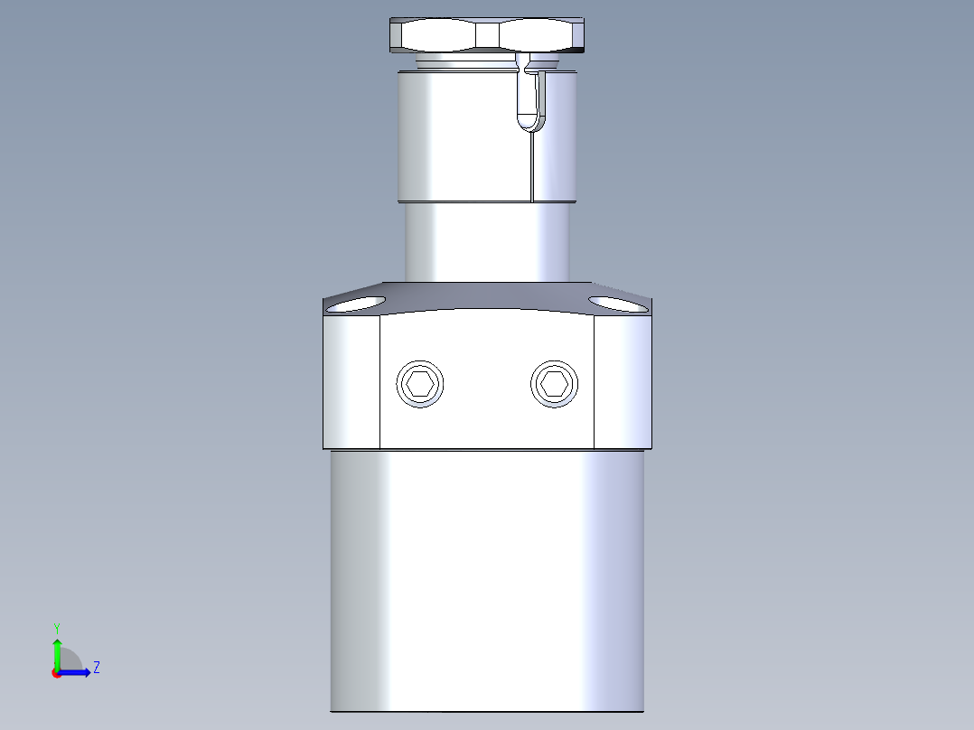 KOSMEKLHA1050-GR-Y30多系列多零件图纸模型左视图