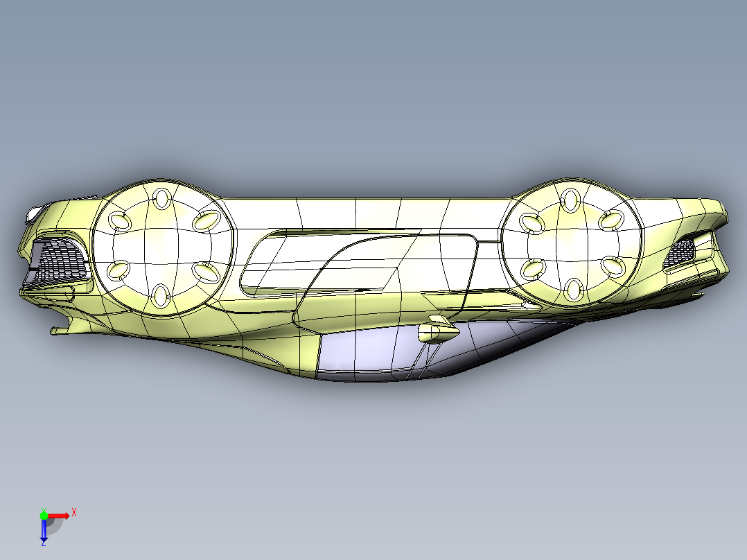 汽车车身 (81)俯视图