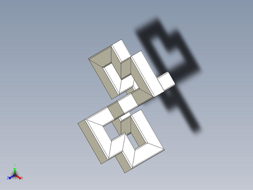 金属艺术(1)正等轴测图
