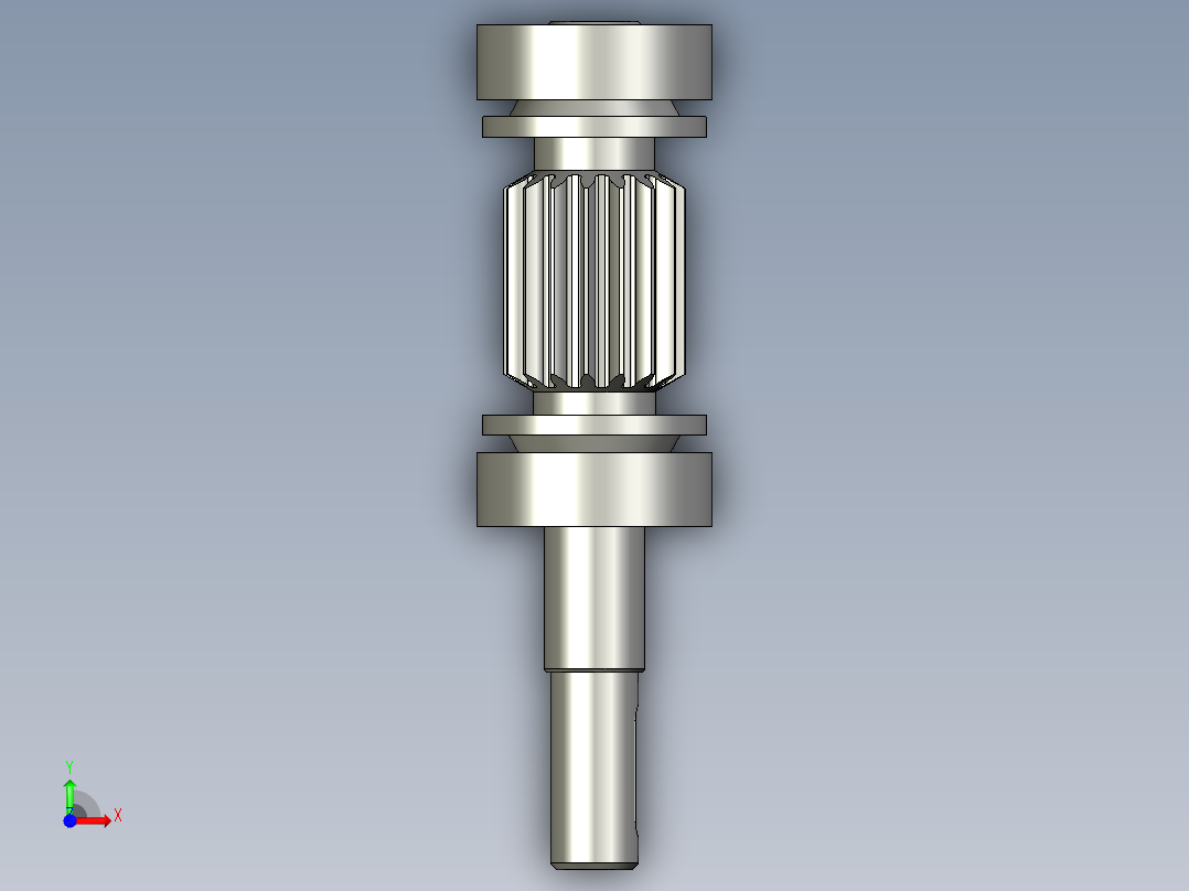 减速器三维图前视图