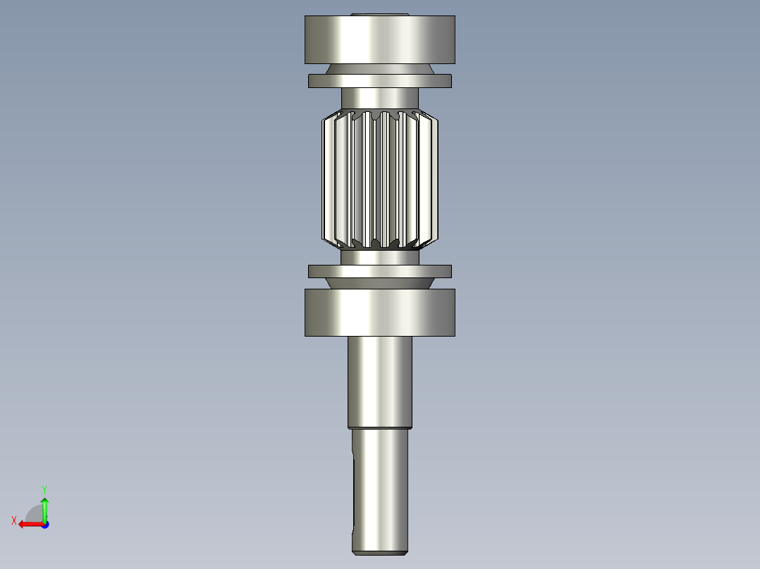 减速器三维图后视图
