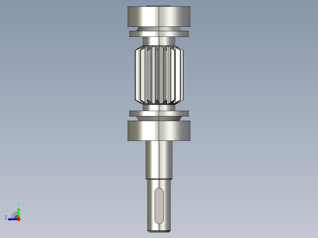 减速器三维图右视图
