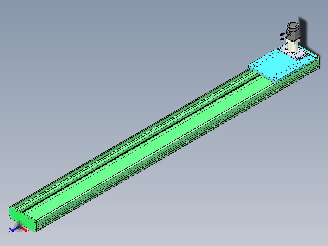 东锦齿条传动DH270G-L167-S2400-BU-减速机+750W