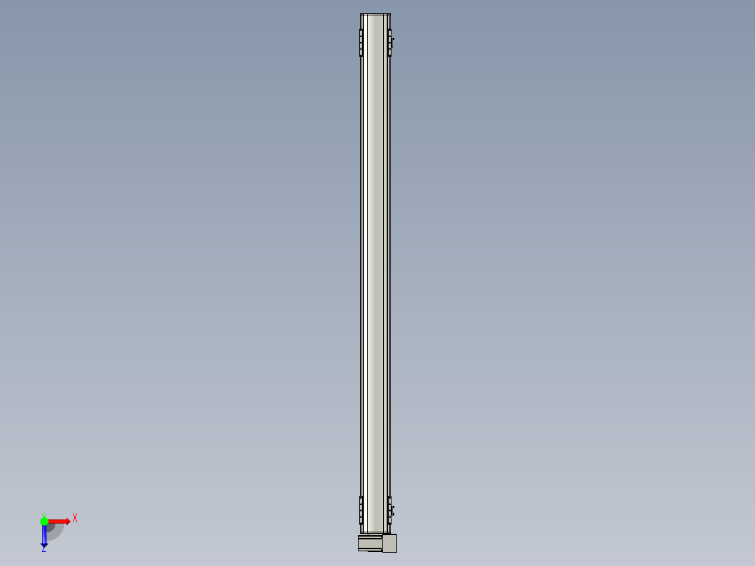 直线模组WG-LHB12-S1800-RU设计图纸俯视图