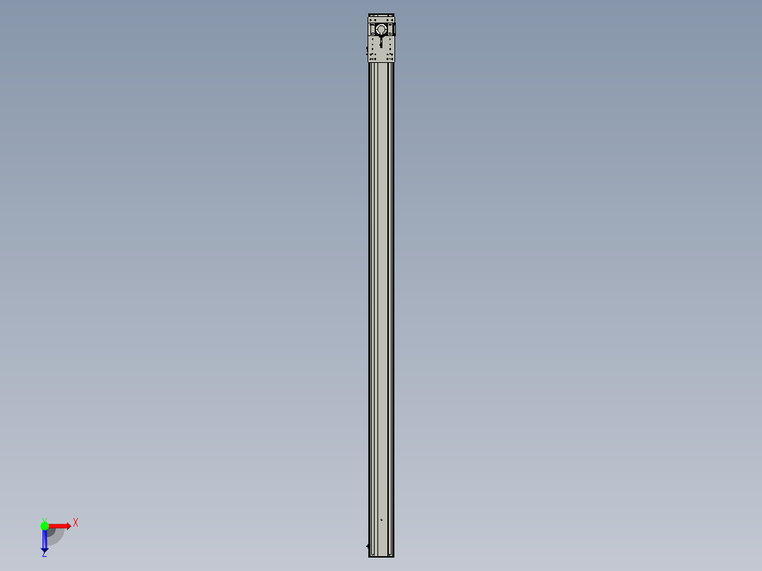 东锦齿条传动DH175G-L167-S3350-BU-减速机+750W俯视图