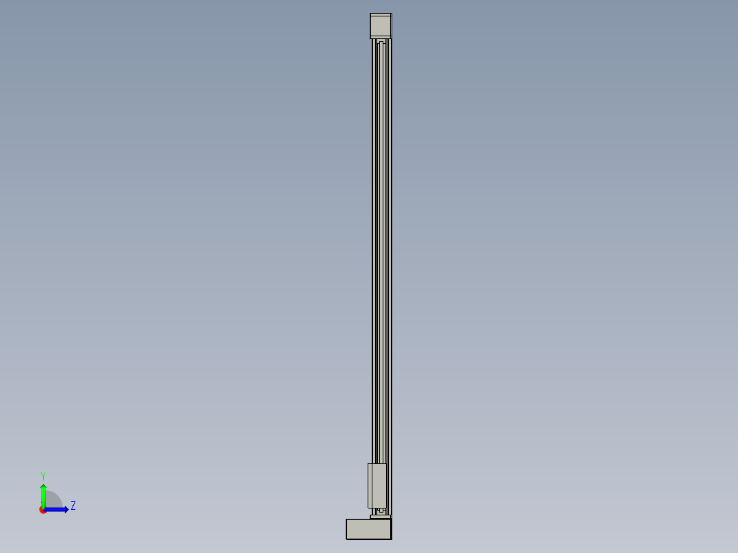 欧规系列-GB8-L96-S1700-BLU-P40-MS3左视图