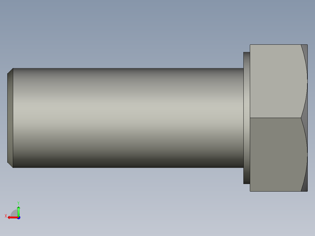 螺栓M68、M72、M75、M80和M90后视图