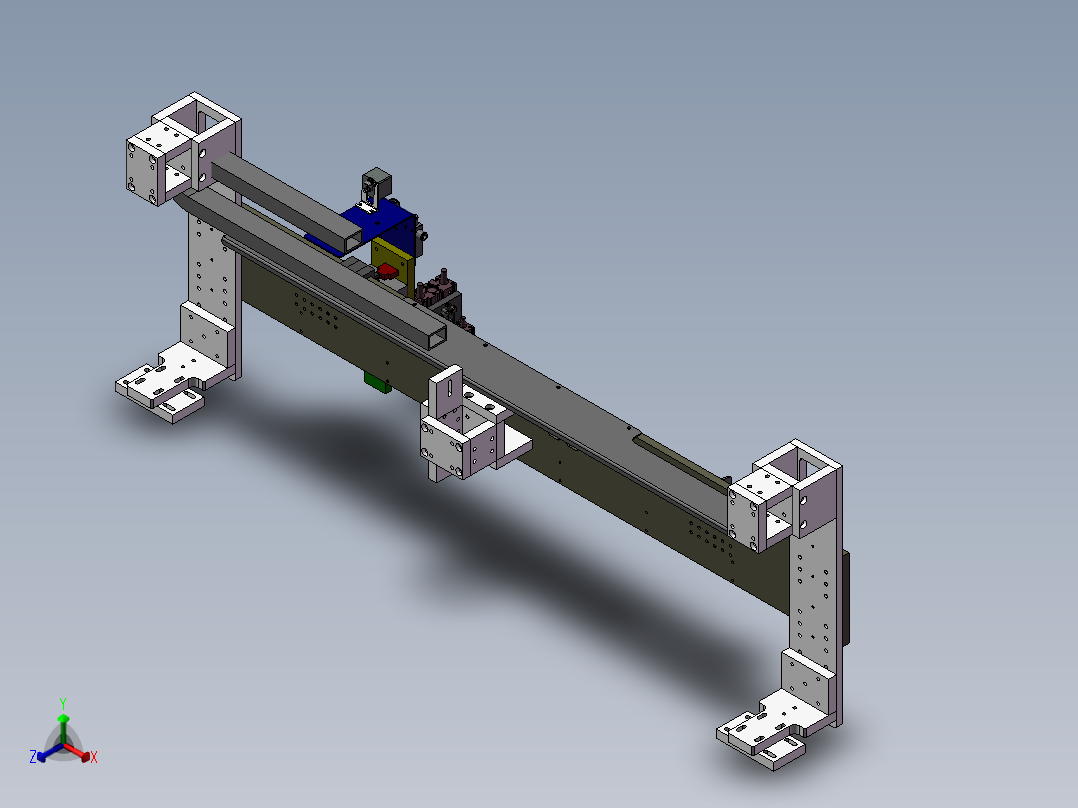 移栽机械手-汽缸正等轴测图
