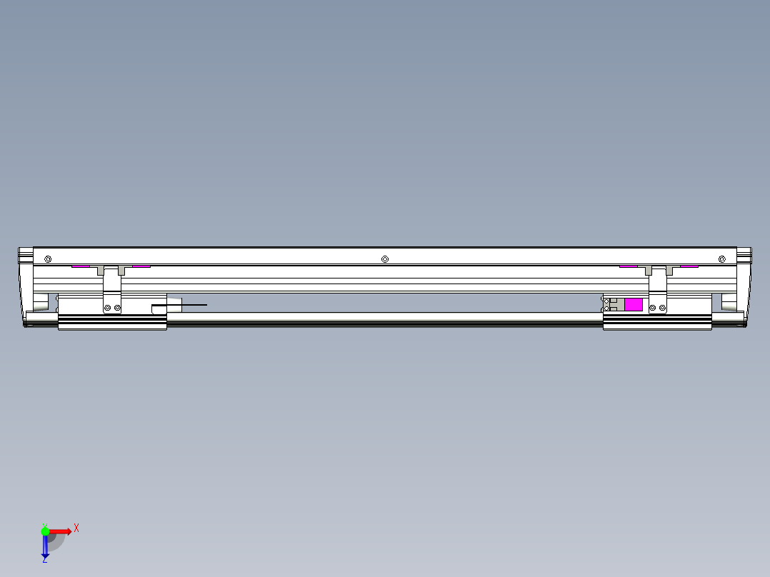 威洛博VL系列3d模型模组2VL14S1Y-S400俯视图