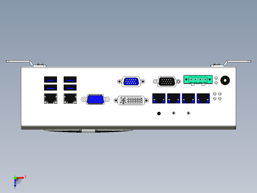 爱普生EPSON机器人-cv2_bracket-A俯视图