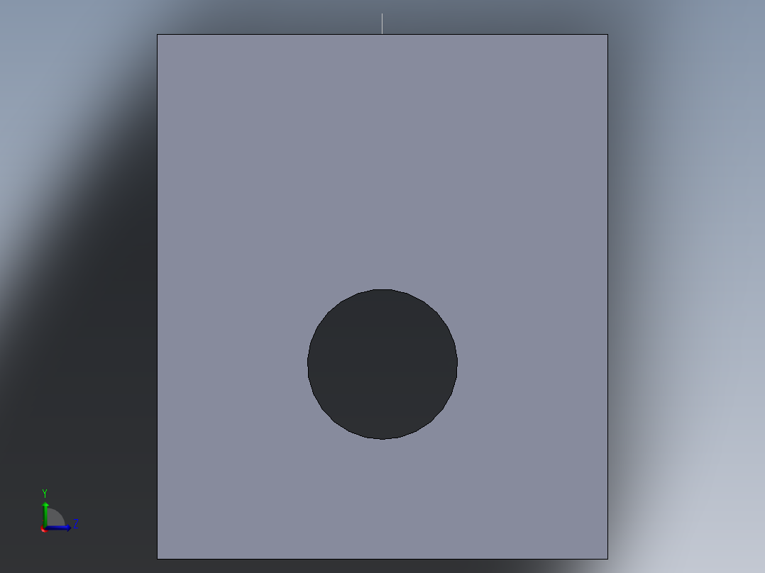 S2 铰链座左视图