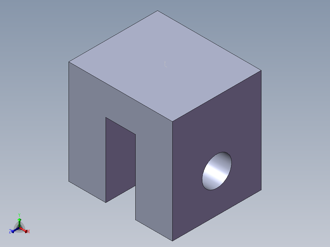 S2 铰链座正等轴测图