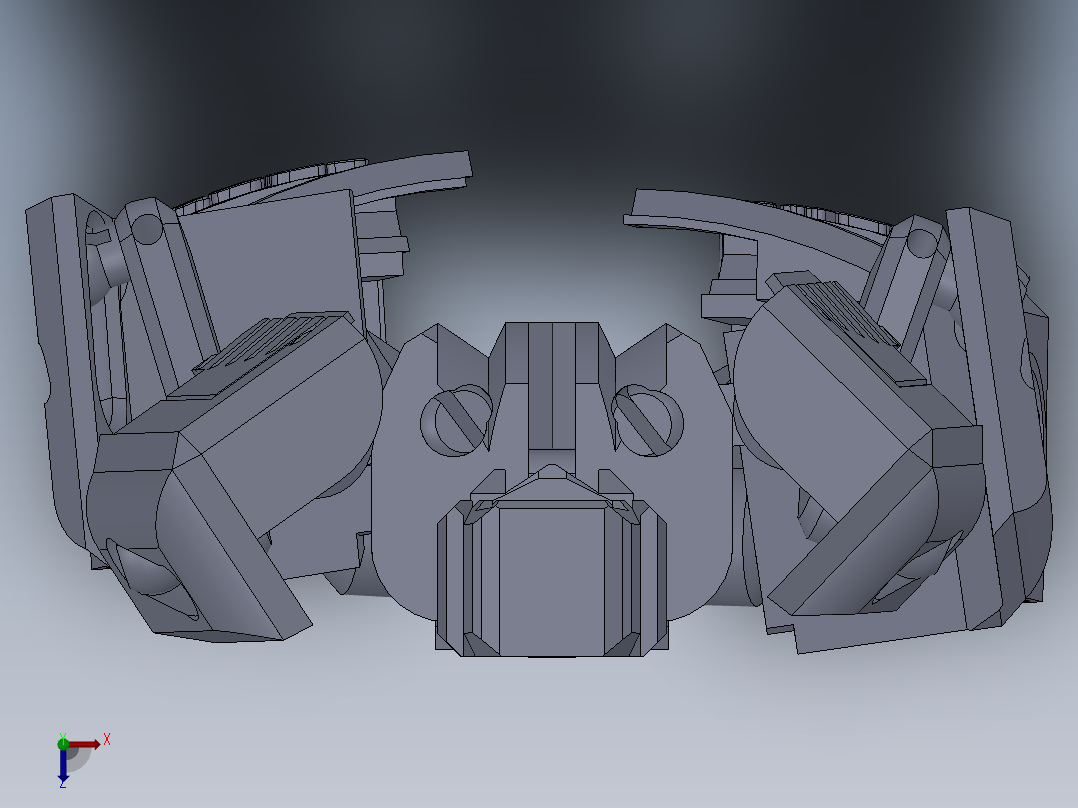 变形金刚SW模型俯视图