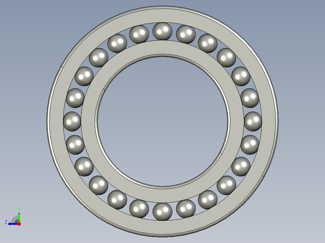 深沟球轴承6228右视图