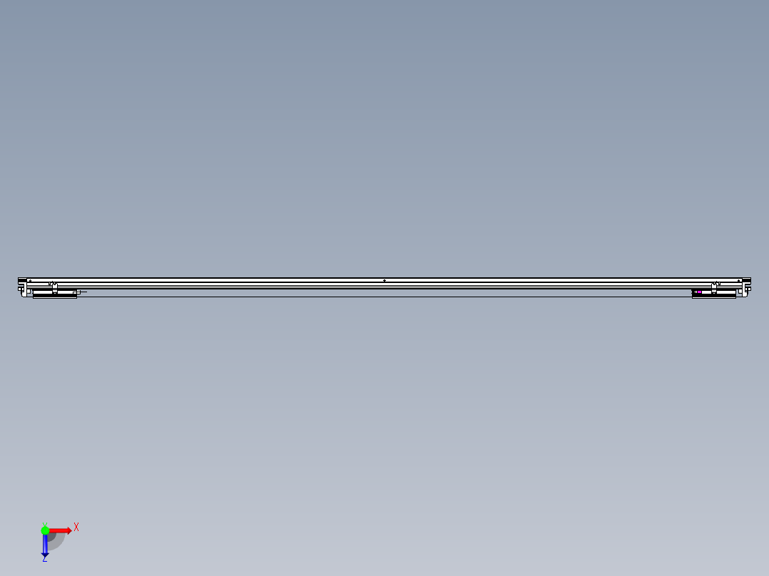 威洛博VL系列3d模型模组2VL14S2Y-S2500俯视图