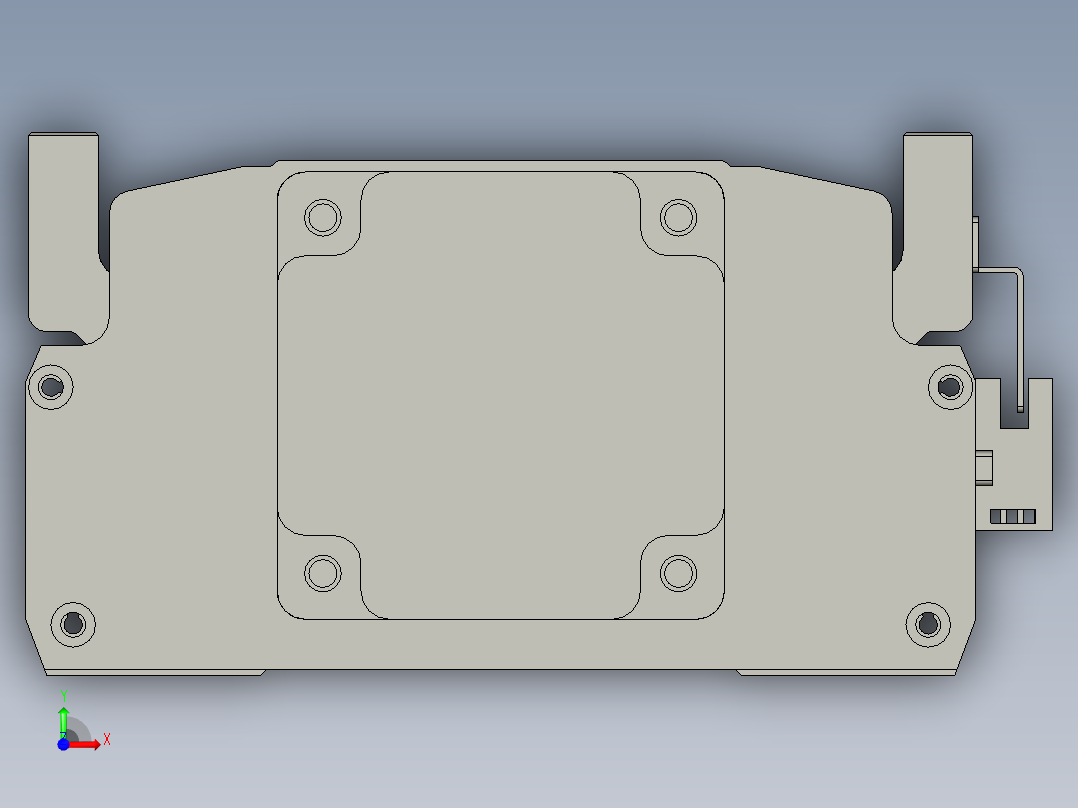 东锦丝杆传动-直线滑台模组DH170-C-L10-S800-BC-P750W-C3前视图
