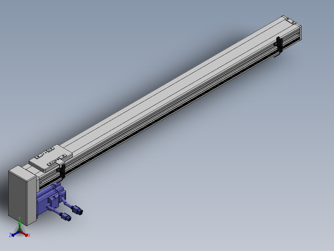 精密模组MY60-T10-750L-BM-P20B-C4-C正等轴测图
