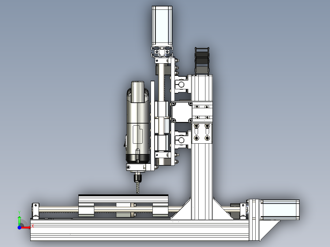 数控加工中心前视图